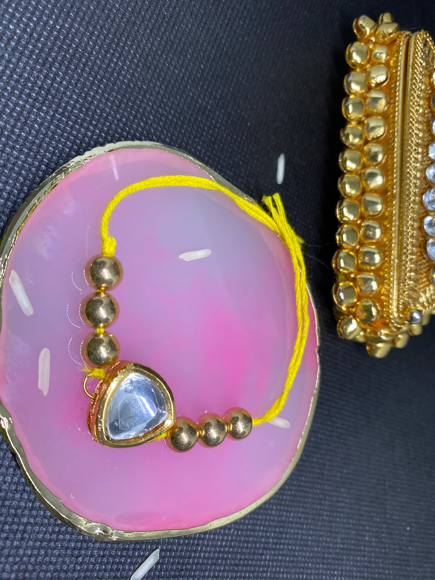 Kundan Bead Rakhi