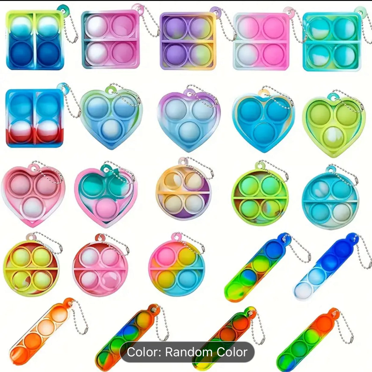 Mini pop keychains