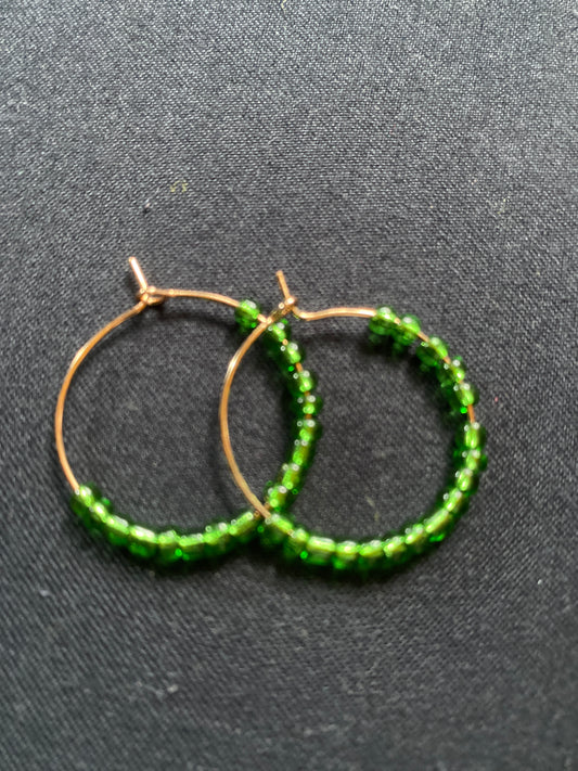 Simple beads earring