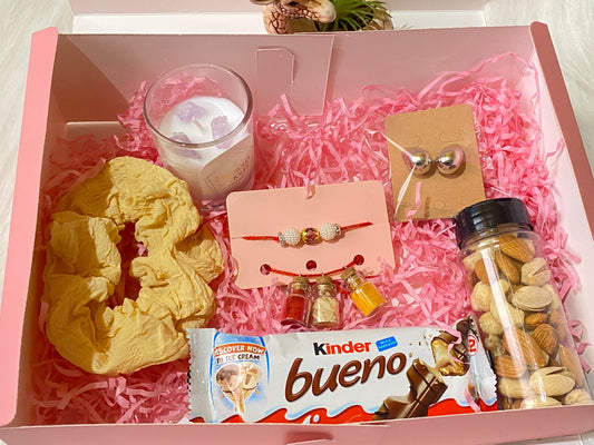 🎁 Medium Rakhi Gift Hamper for Sister – Thoughtful & Elegant
