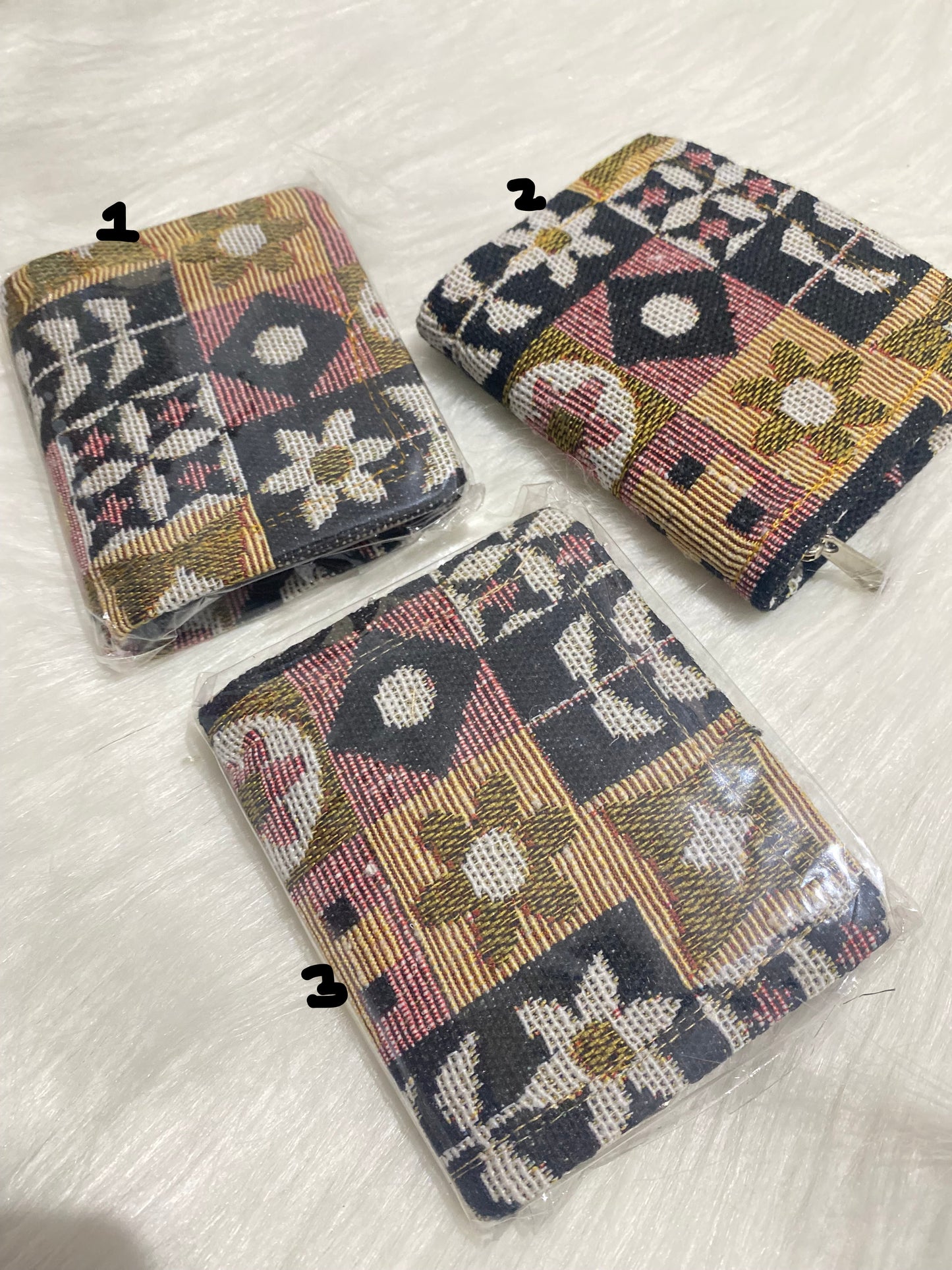 Handmade Woven Coin Purse – Unique Designs & Colours Available
