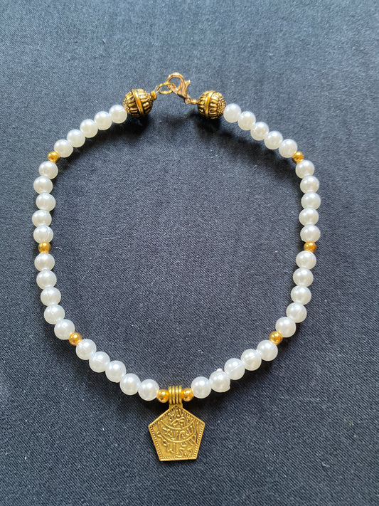 Kids white pearl Necklace