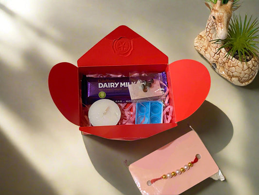 🎁 Mini Rakhi Gift Hamper – Customizable & Adorable!