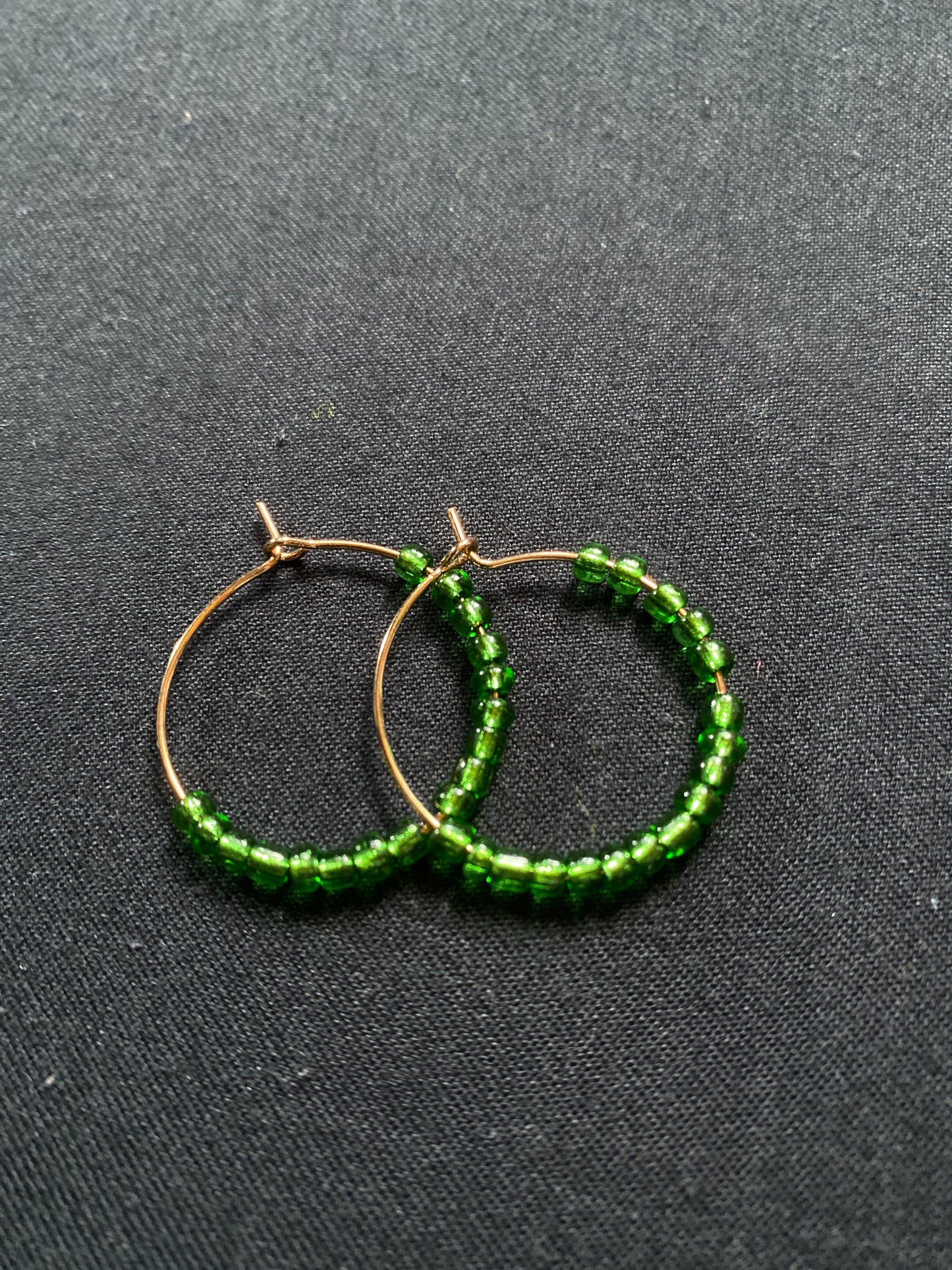 Simple beads earring